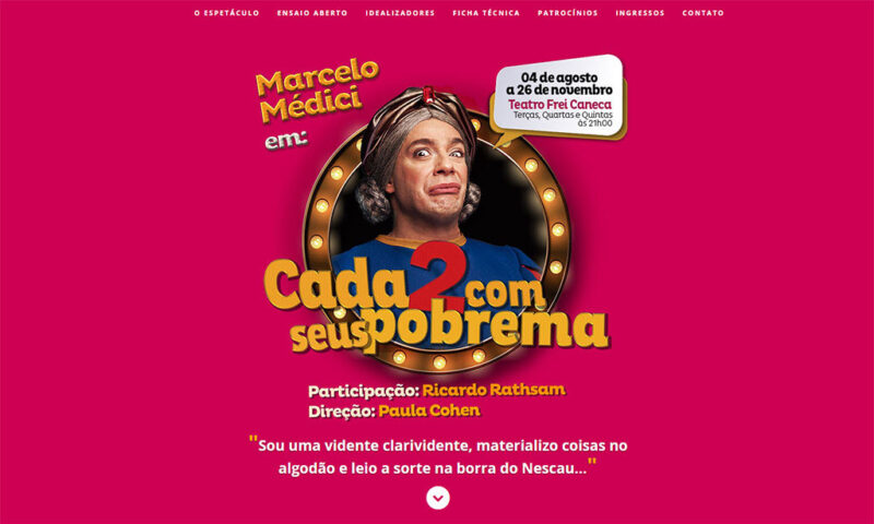 Cada 2 com seus Pobrema - OnePage