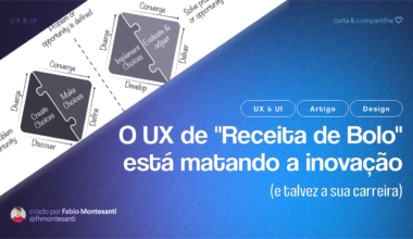 O UX de "Receita de Bolo" está matando a inovação (e a sua carreira)