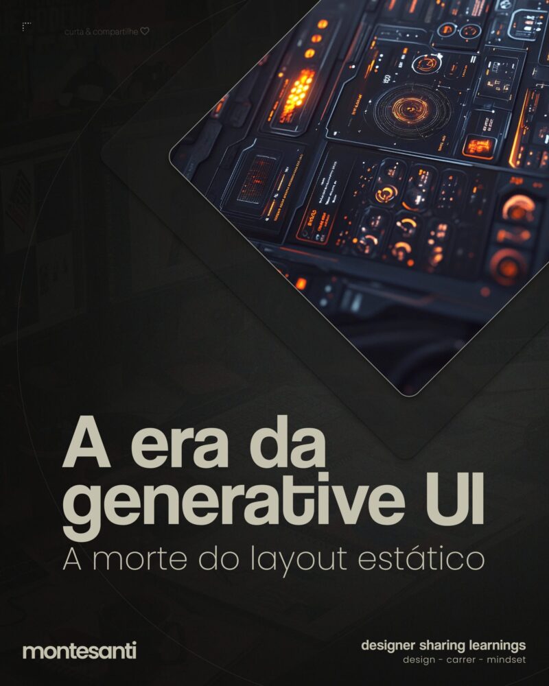 A Era da Generative UI: A Morte do Layout Estático